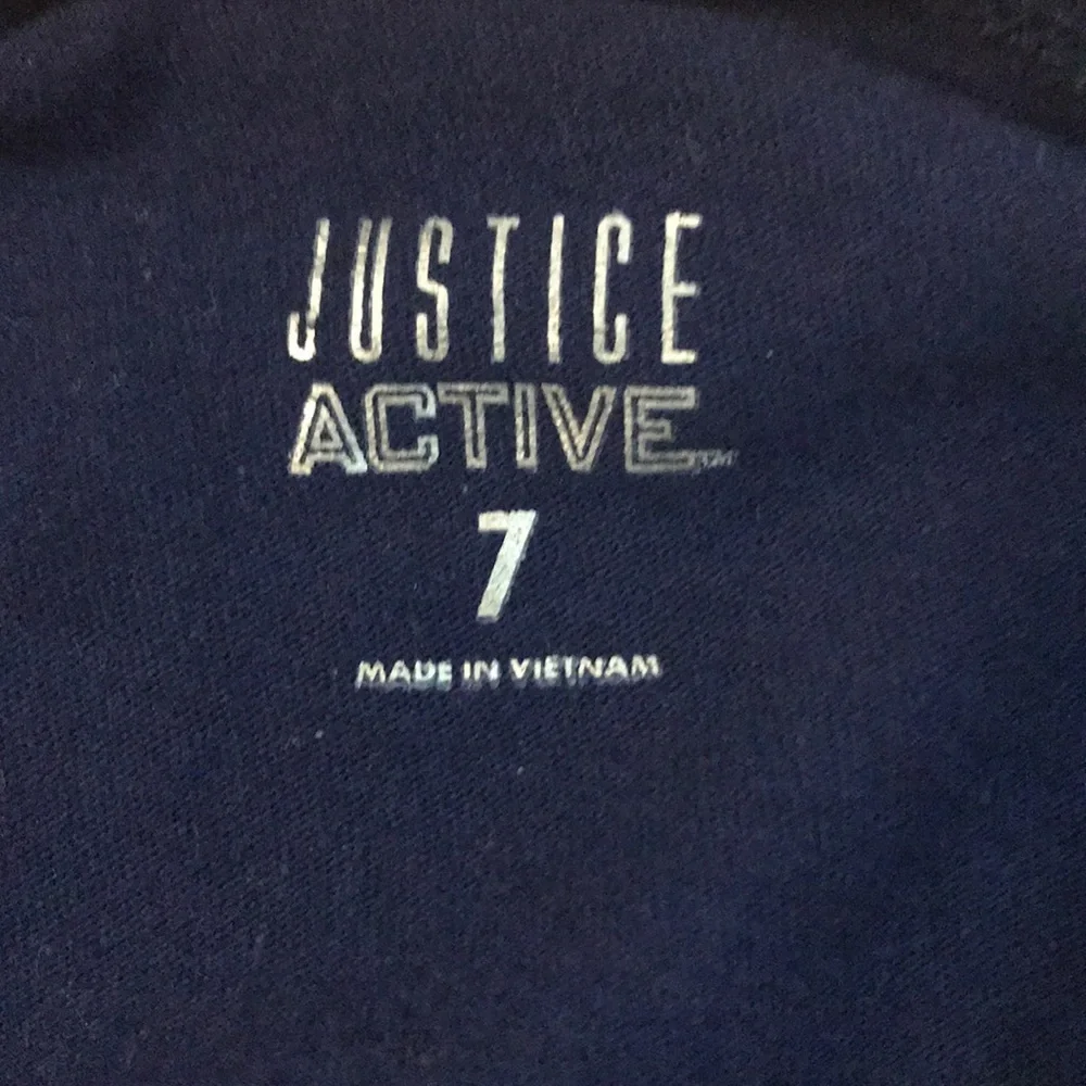 Justice Long Sleeved Navy with Reversing Sequins